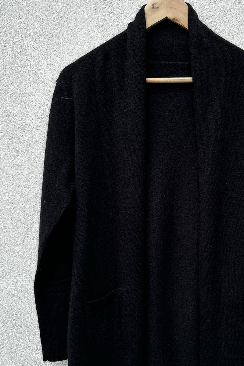 Cashmere/Wool Long Cardigan