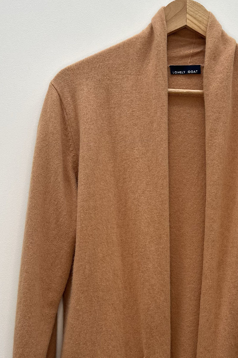 Cashmere/Wool Long Cardigan