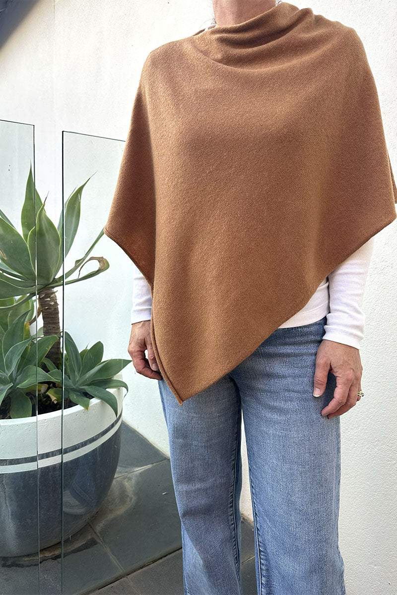 Cashmere Mini Poncho