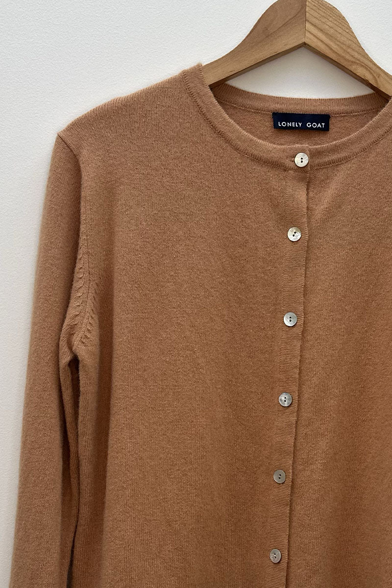 Cashmere/Wool Button Up Cardigan