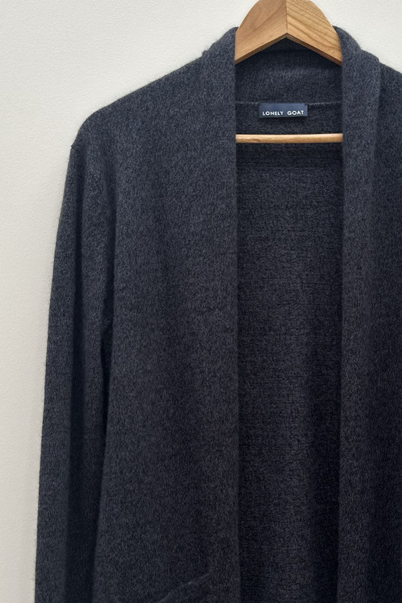 Cashmere/Wool Long Cardigan