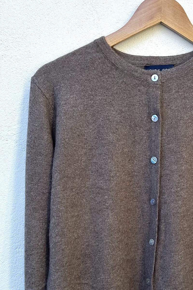 Cashmere/Wool Button Up Cardigan