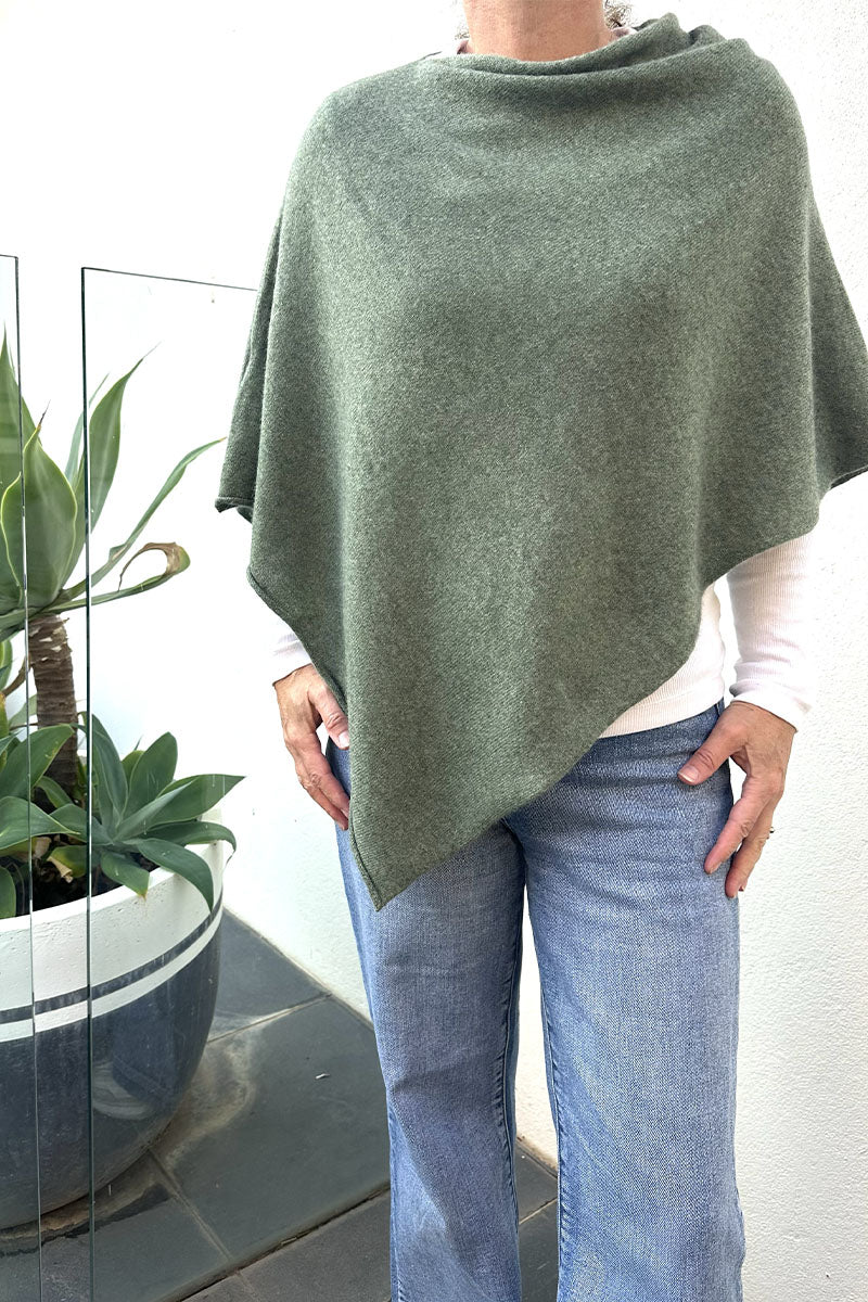 Cashmere Mini Poncho