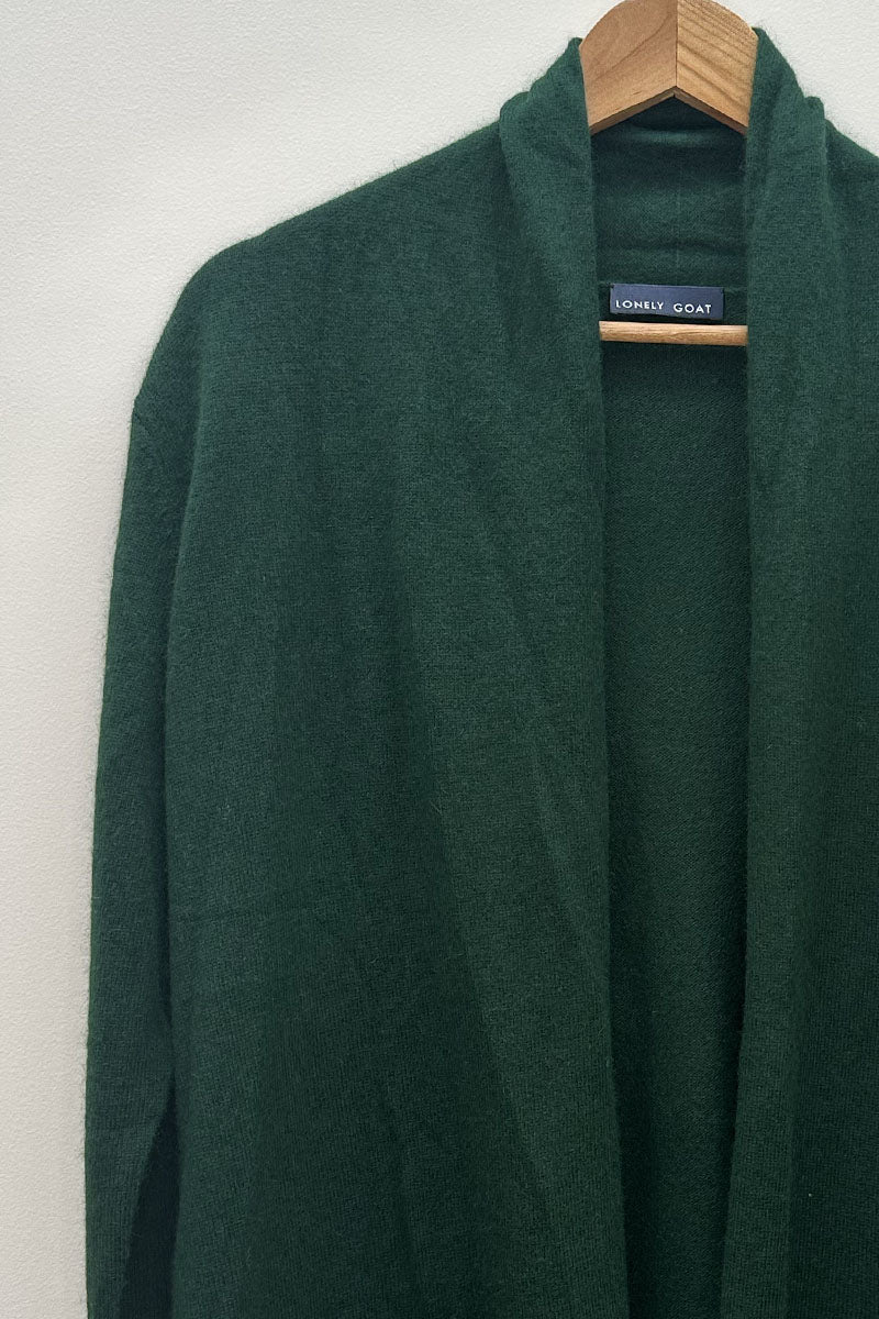 Cashmere/Wool Long Cardigan