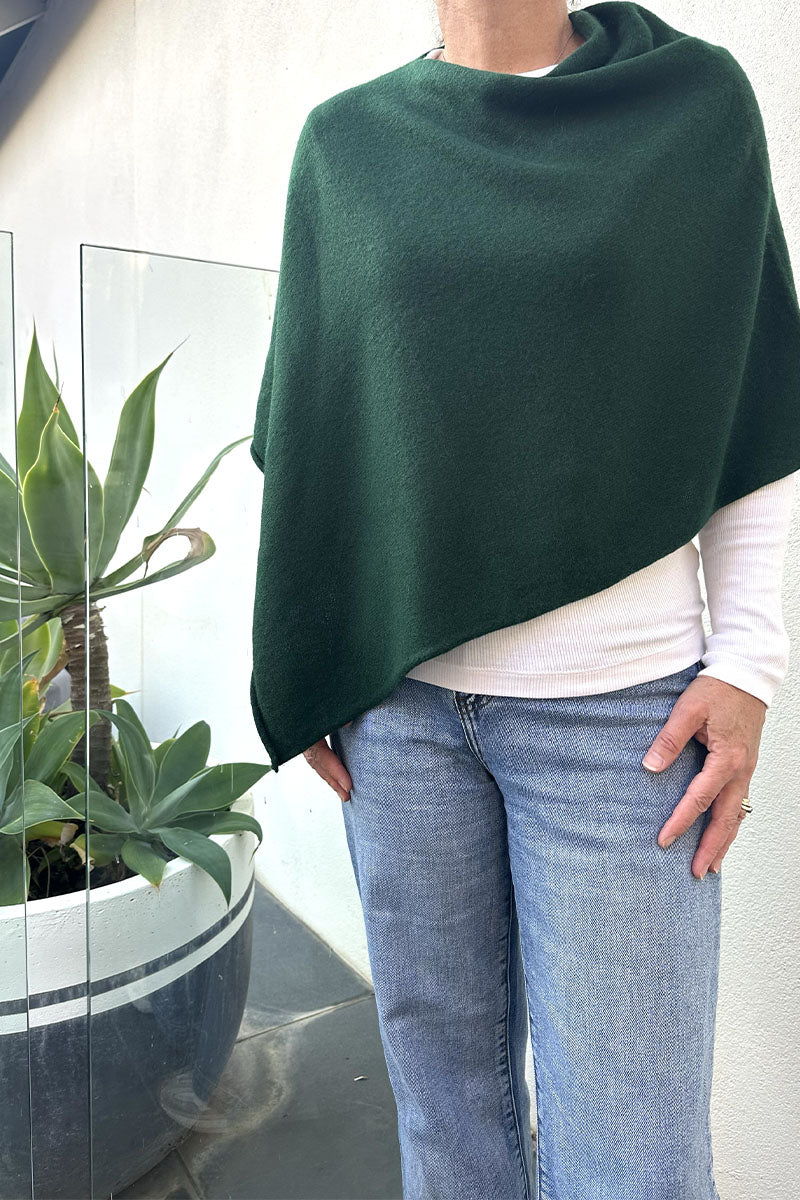 Cashmere Mini Poncho