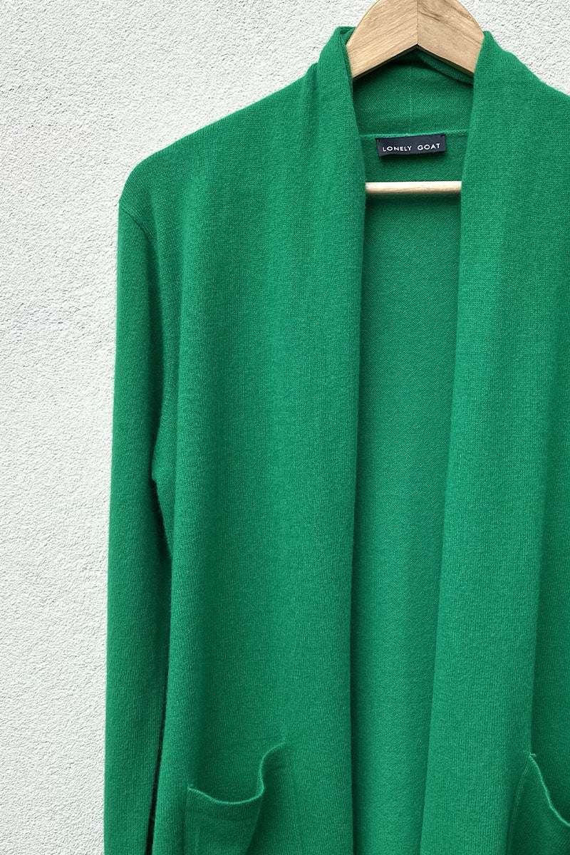 Cashmere/Wool Long Cardigan