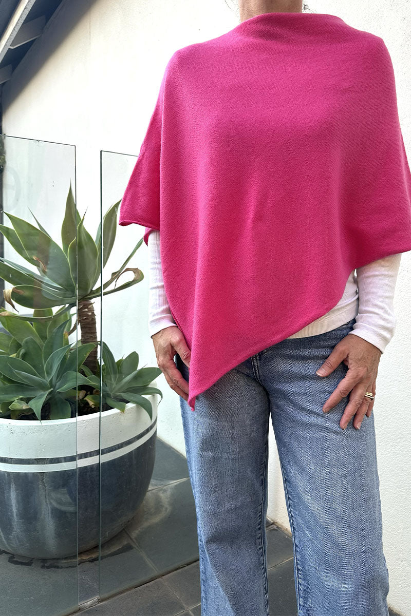 Cashmere Mini Poncho