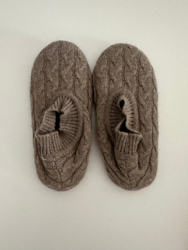 Kid's Cashmere Bootie Slippers