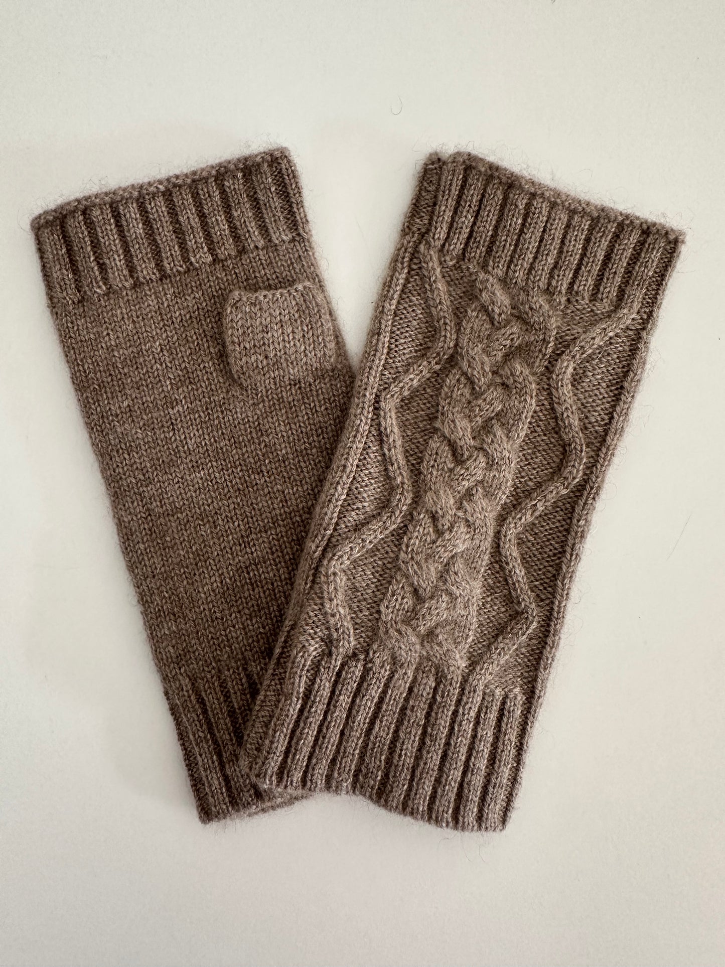 Cashmere Fingerless Mittens