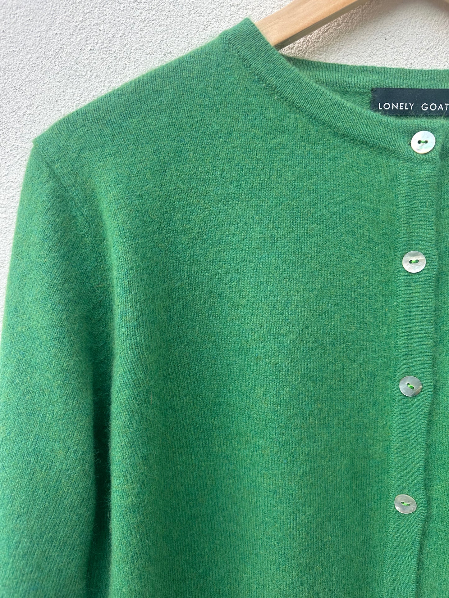 Cashmere/Wool Button Up Cardigan