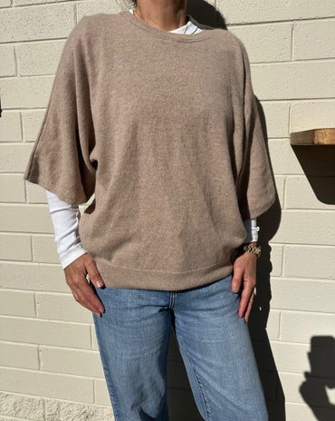 Cashmere Relaxed T-Shirt Jumper