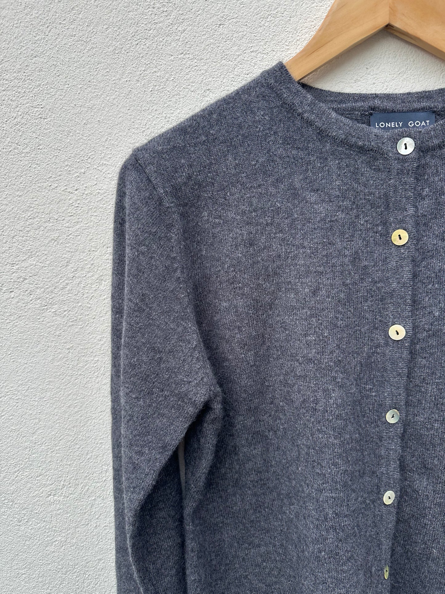 Cashmere/Wool Button Up Cardigan