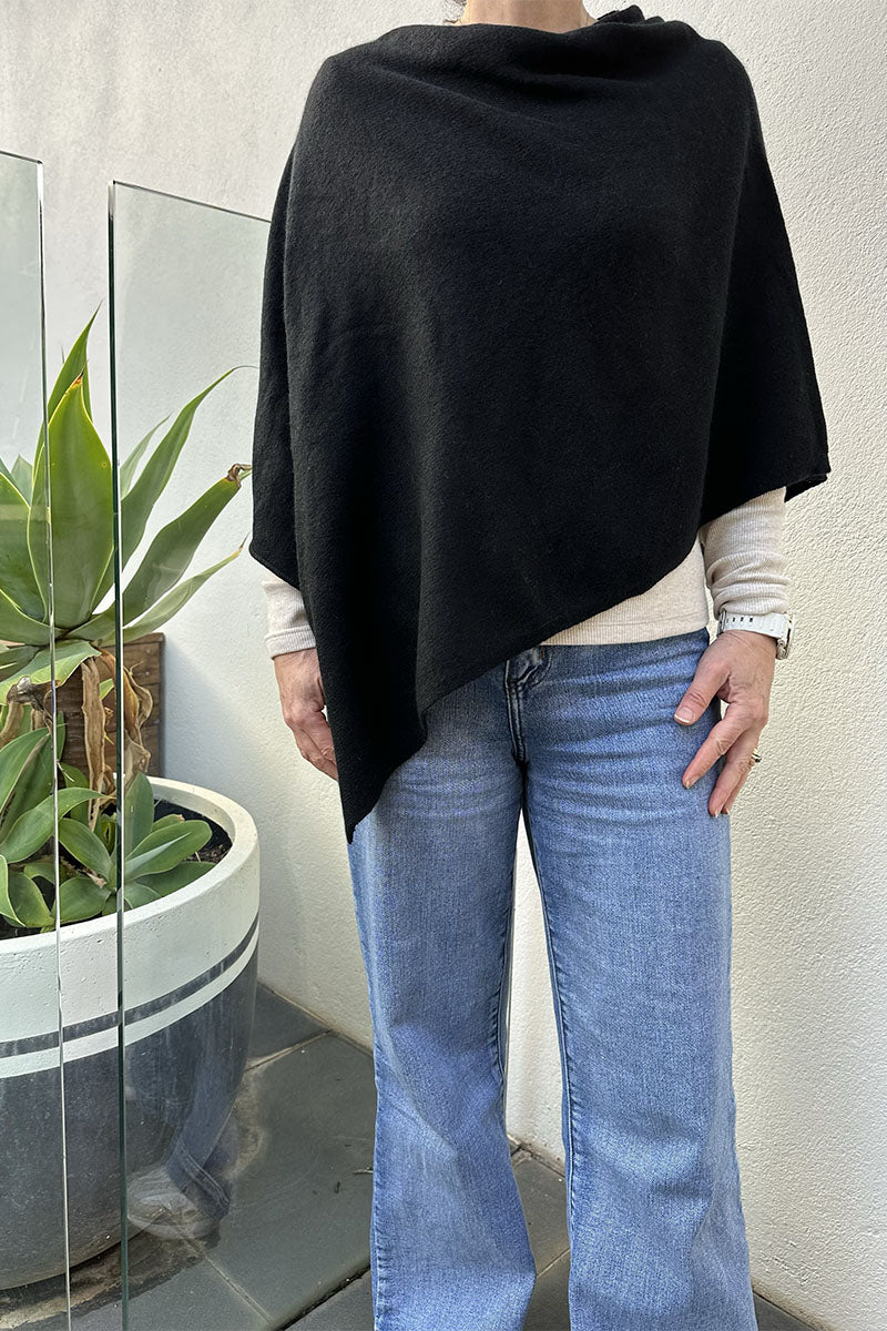 Cashmere Mini Poncho