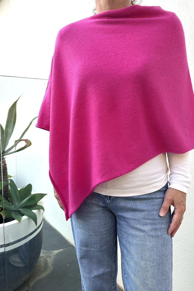 Cashmere Mini Poncho