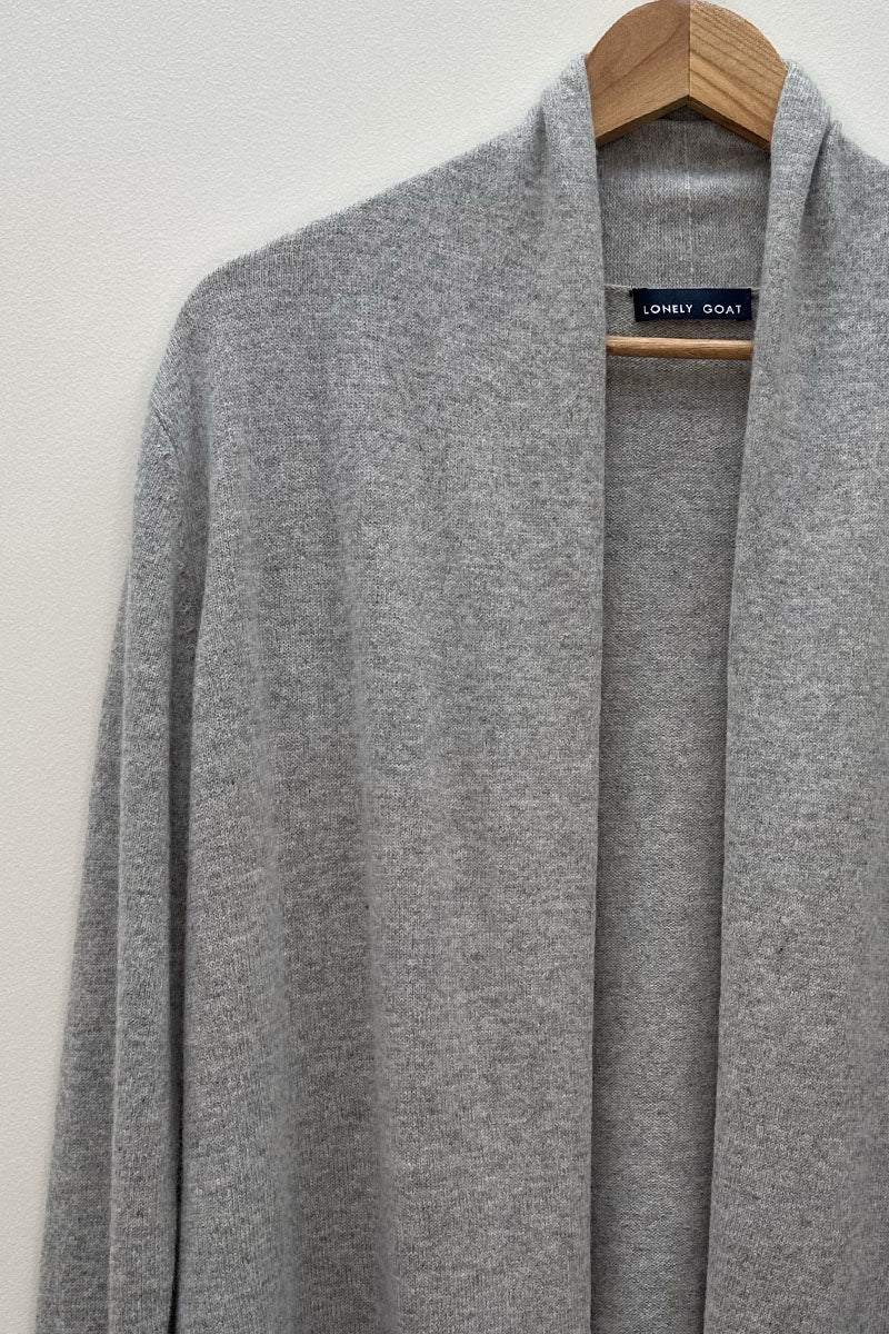 Cashmere/Wool Long Cardigan