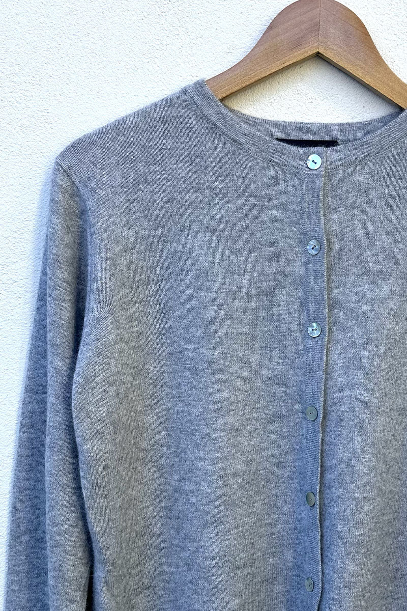 Cashmere/Wool Button Up Cardigan