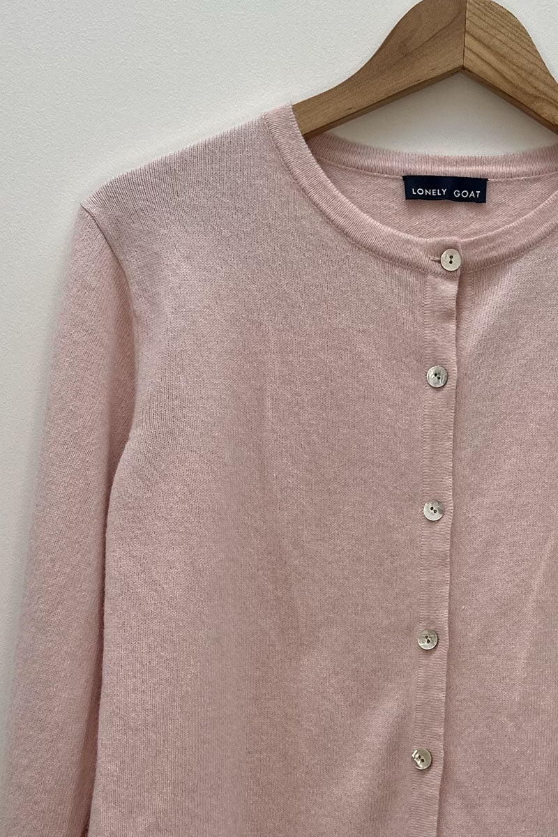 Cashmere/Wool Button Up Cardigan