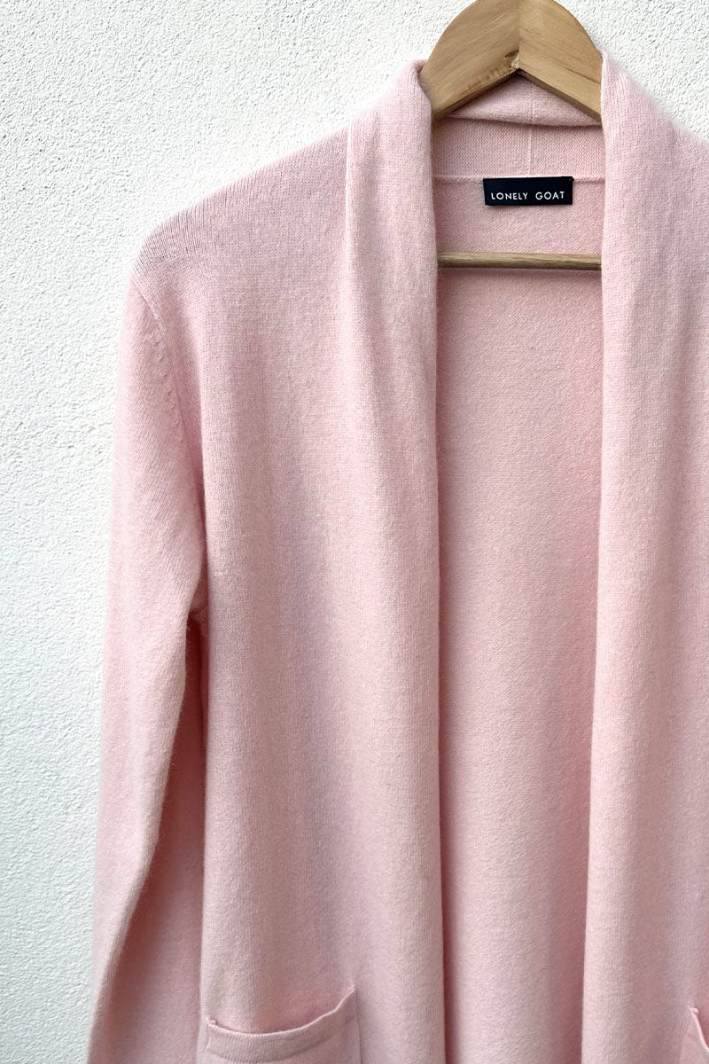 Cashmere/Wool Long Cardigan