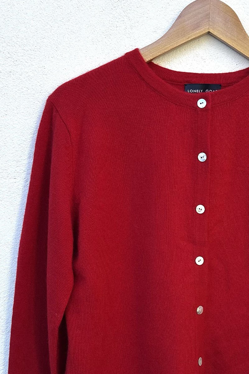 Cashmere/Wool Button Up Cardigan