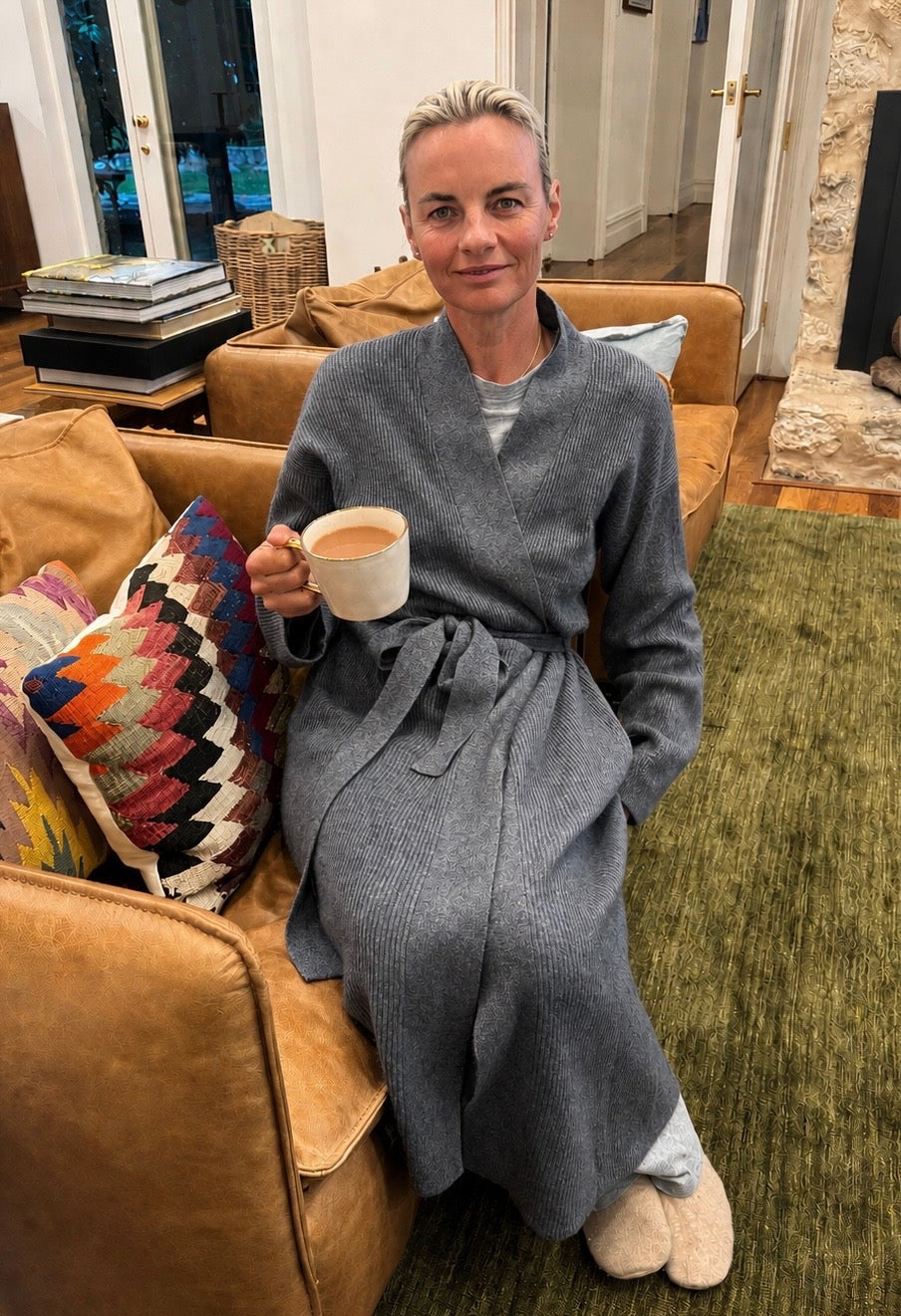 Cashmere/Wool Bath Robe