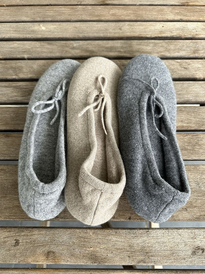 Cashmere Ballet Slippers