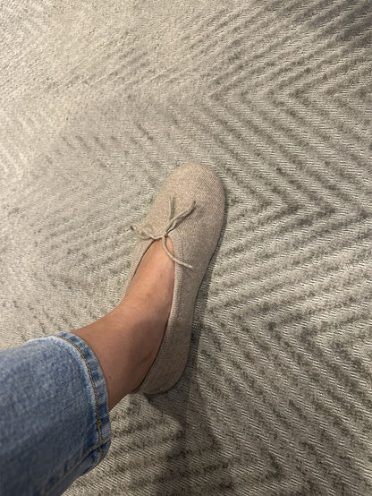 Cashmere Ballet Slippers