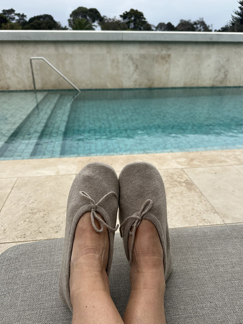 Cashmere Ballet Slippers