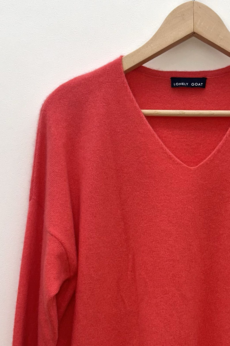 Cashmere V Neck Jumper
