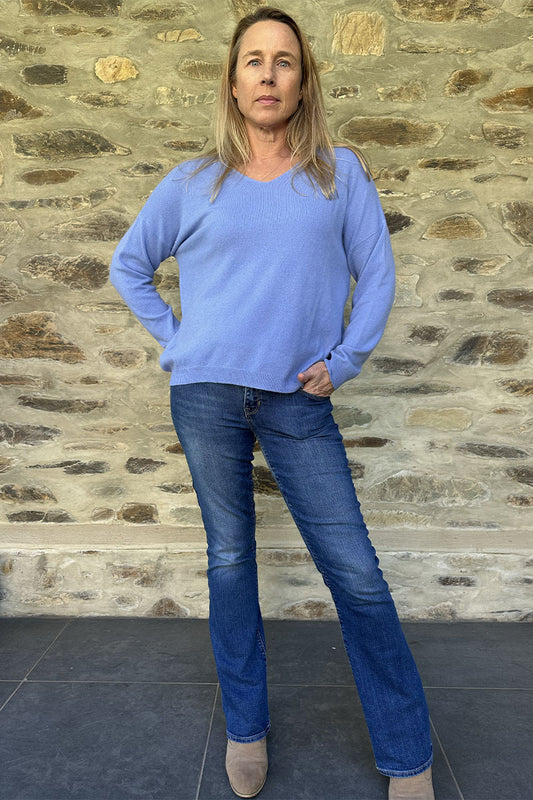 Cashmere V Neck Jumper