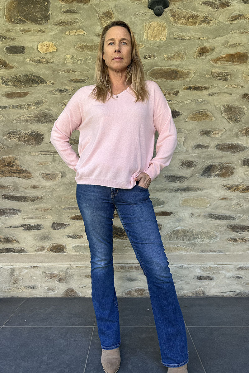 Cashmere V Neck Jumper