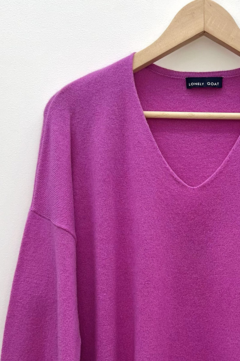 Cashmere V Neck Jumper