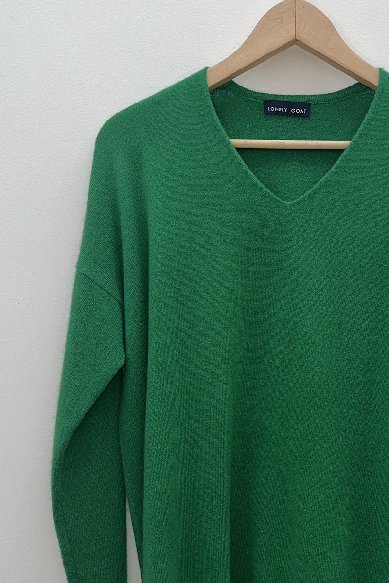 Cashmere V Neck Jumper