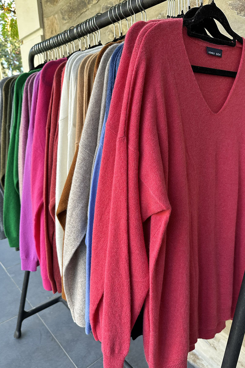 Cashmere V Neck Jumper