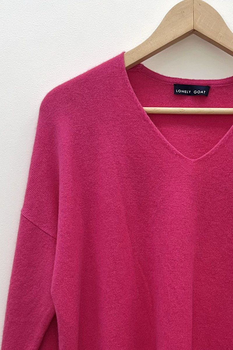 Cashmere V Neck Jumper