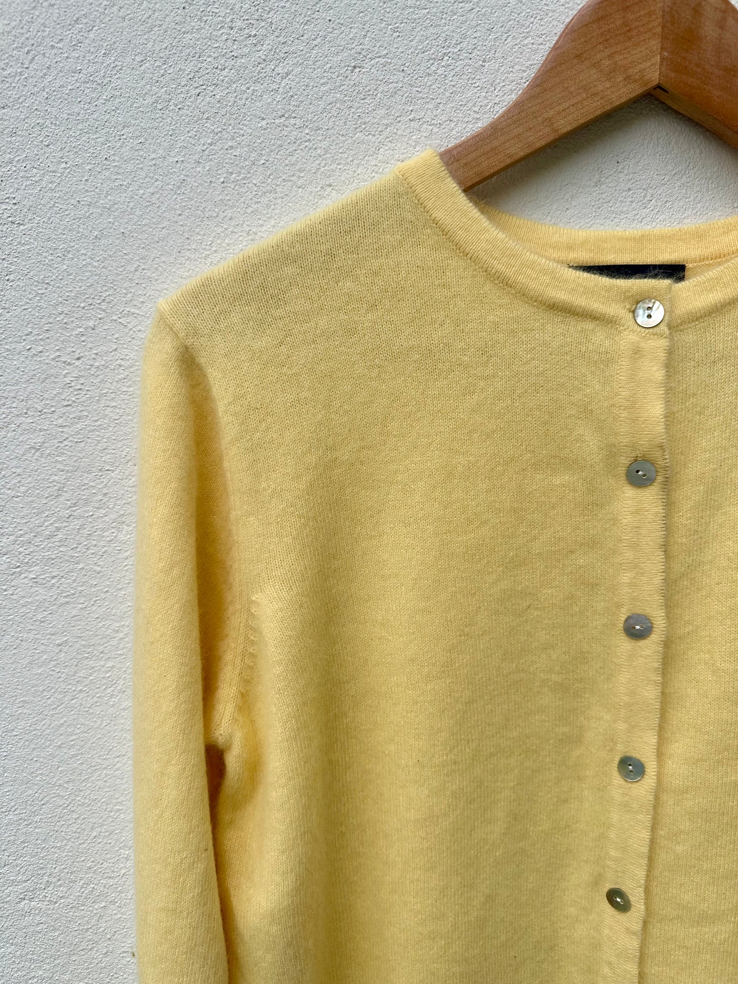 Cashmere/Wool Button Up Cardigan