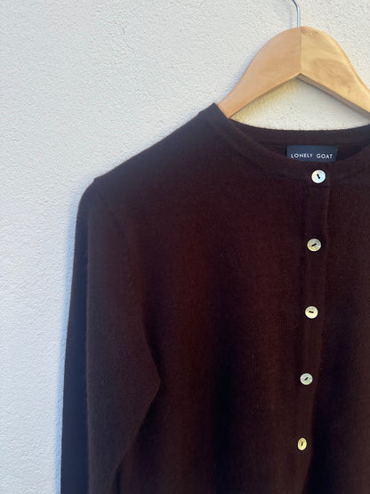 Cashmere/Wool Button Up Cardigan