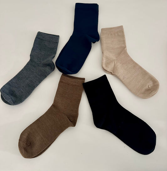 Cashmere/Wool Crew Socks