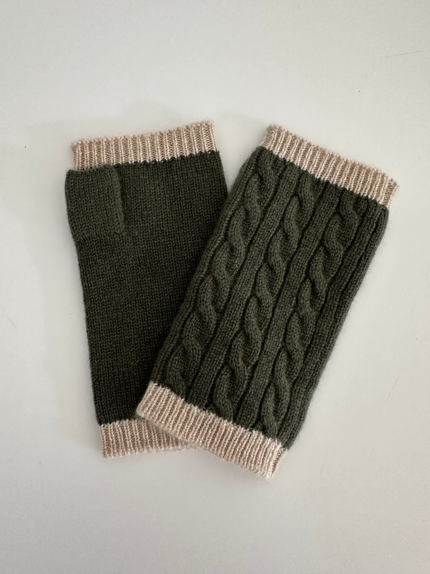 Cashmere Fingerless Mittens