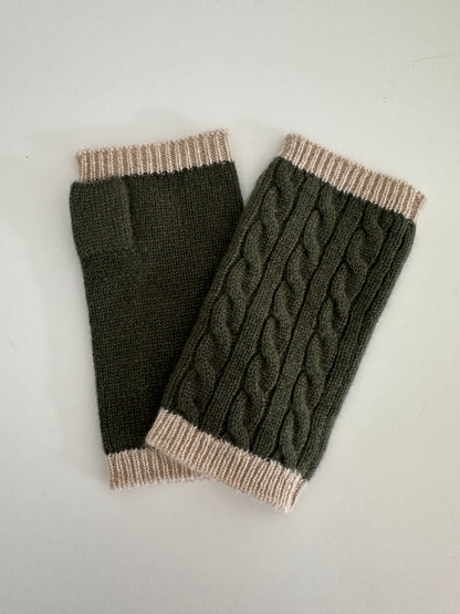 Cashmere Fingerless Mittens