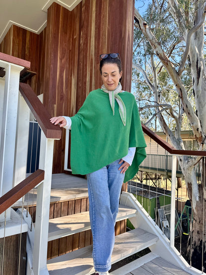 Cashmere/Wool Poncho