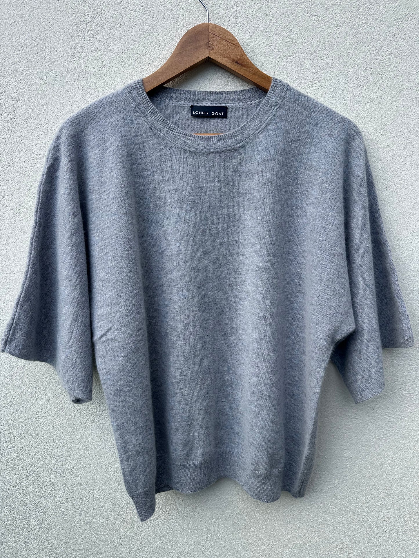 Cashmere/Wool Relaxed T-Shirt.