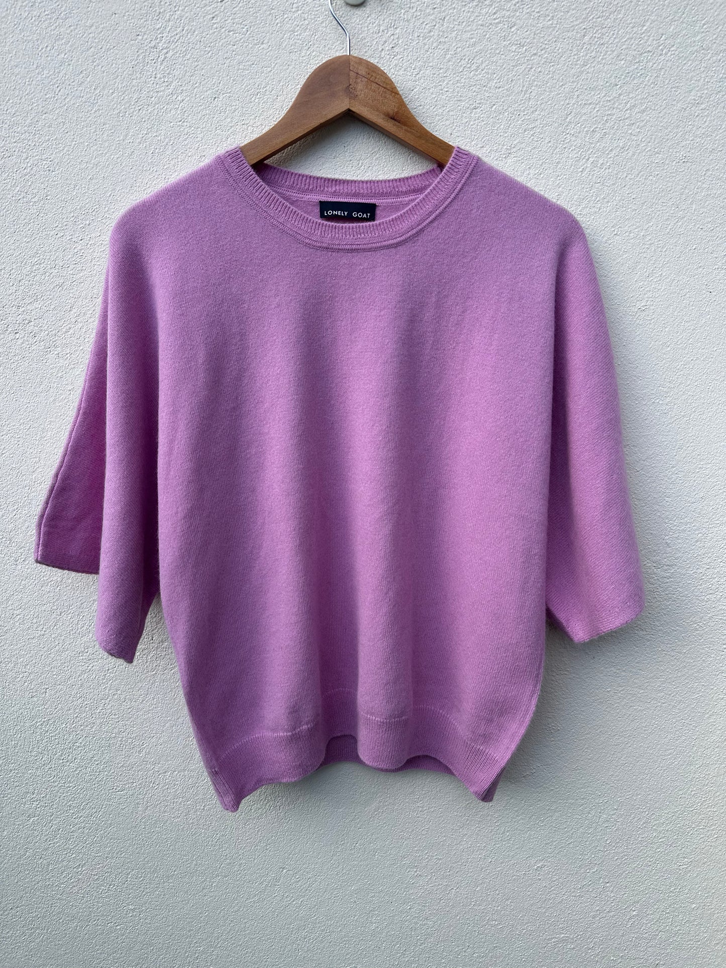 Cashmere/Wool Relaxed T-Shirt.