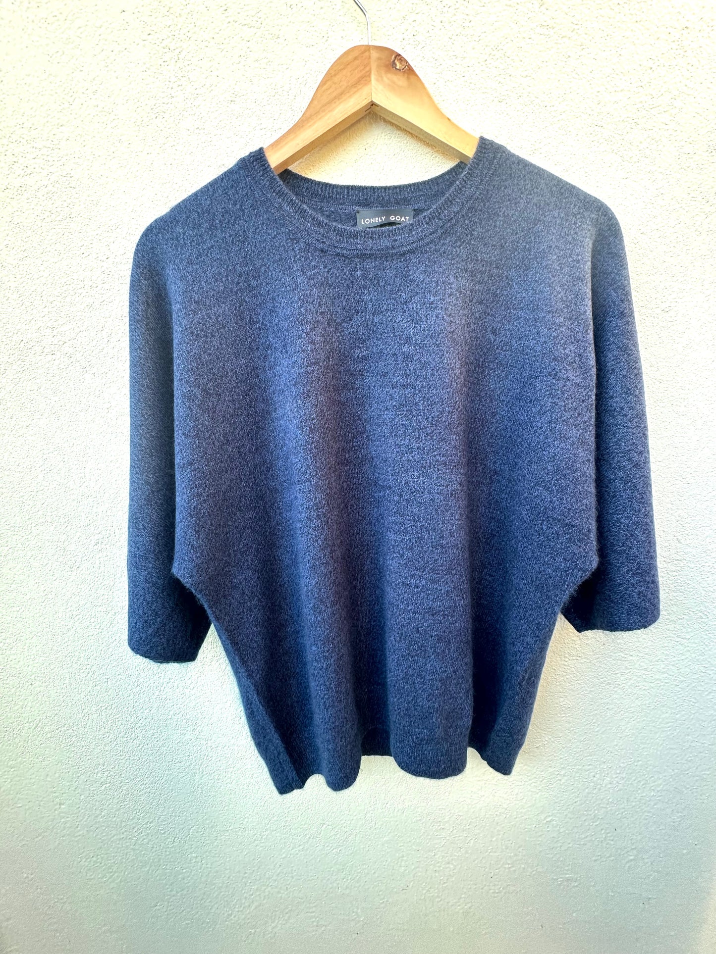Cashmere/Wool Relaxed T-Shirt.