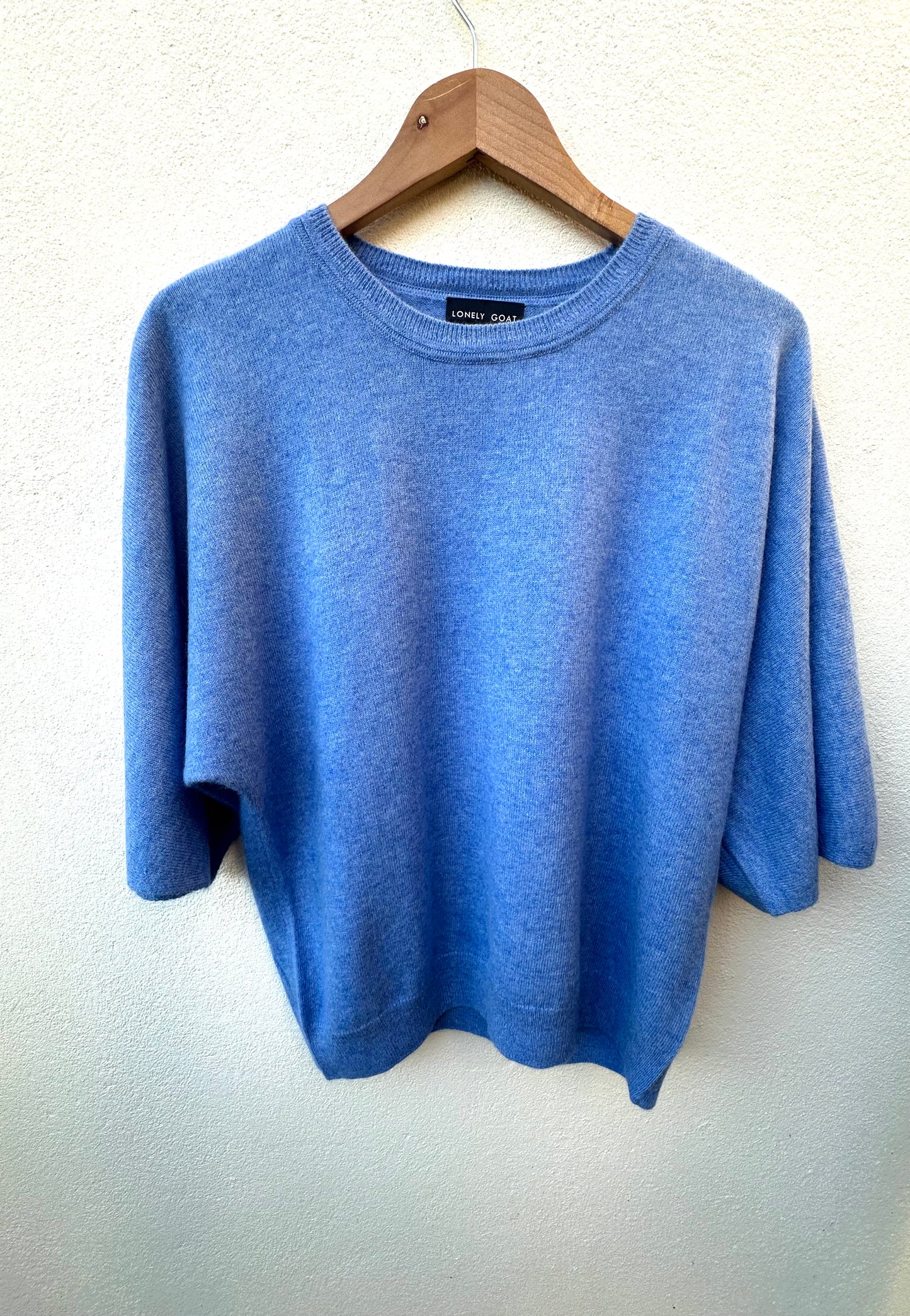 Cashmere/Wool Relaxed T-Shirt.