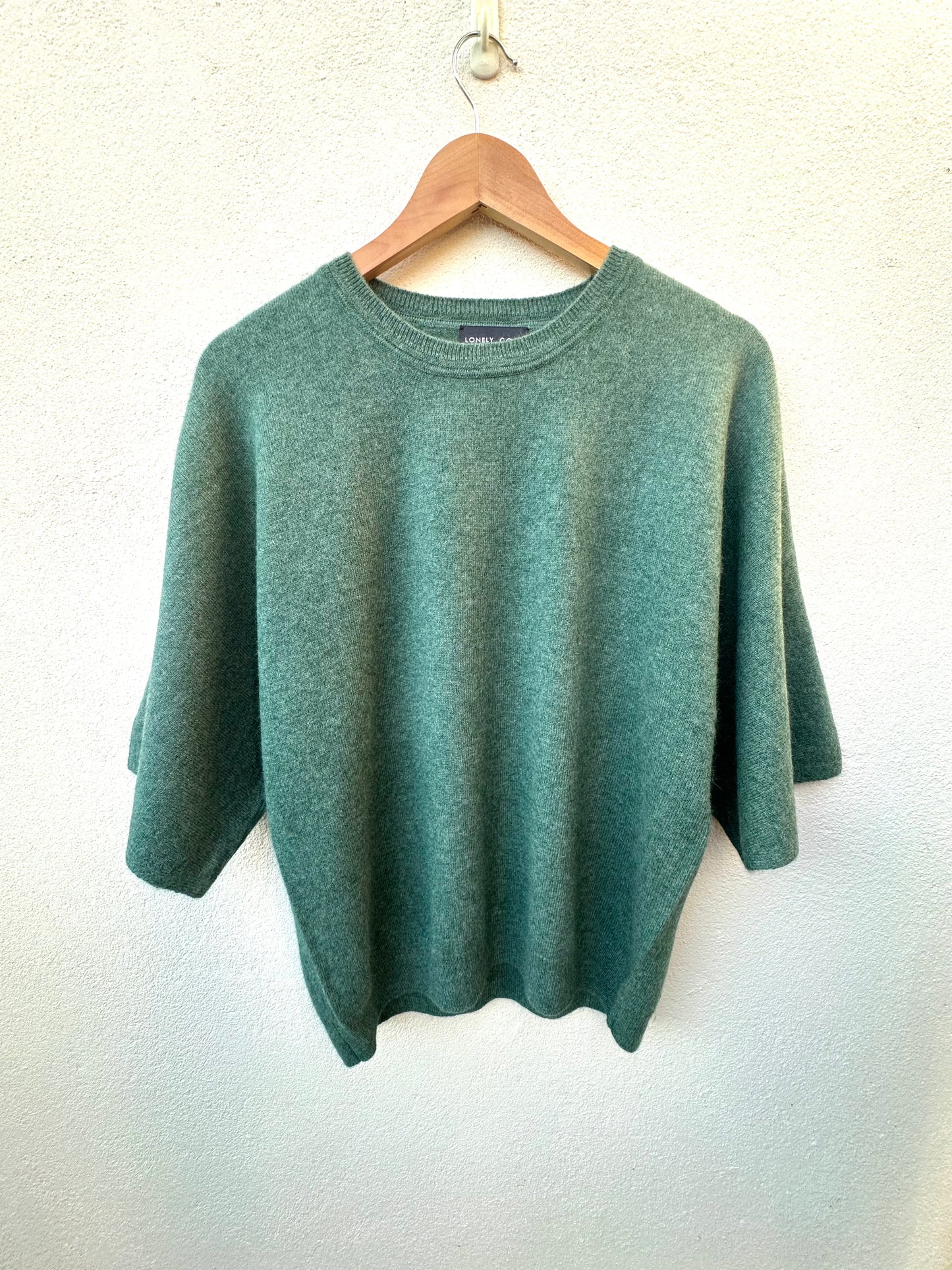 Cashmere/Wool Relaxed T-Shirt.