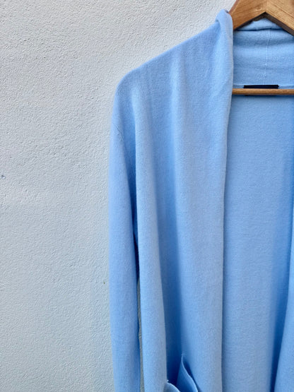 Cashmere/Wool Long Cardigan