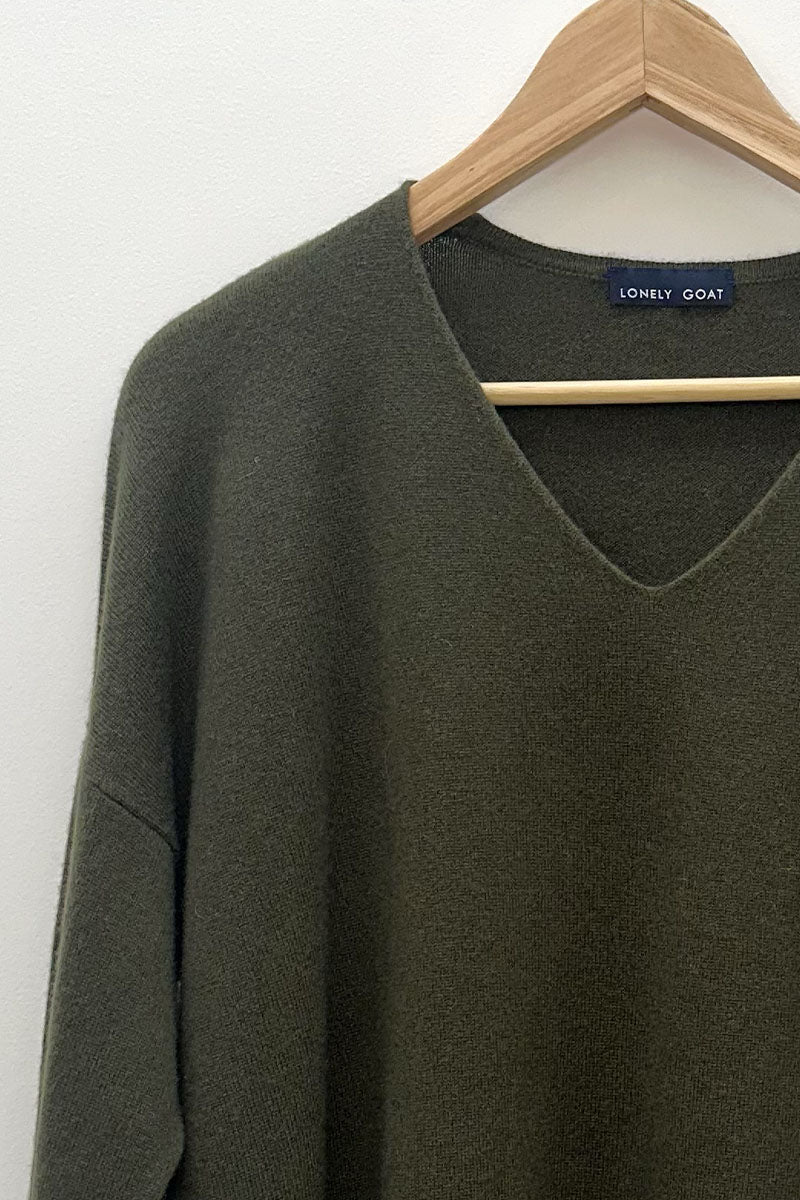 Cashmere V Neck Jumper