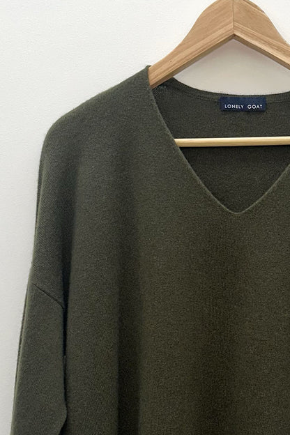 Cashmere V Neck Jumper