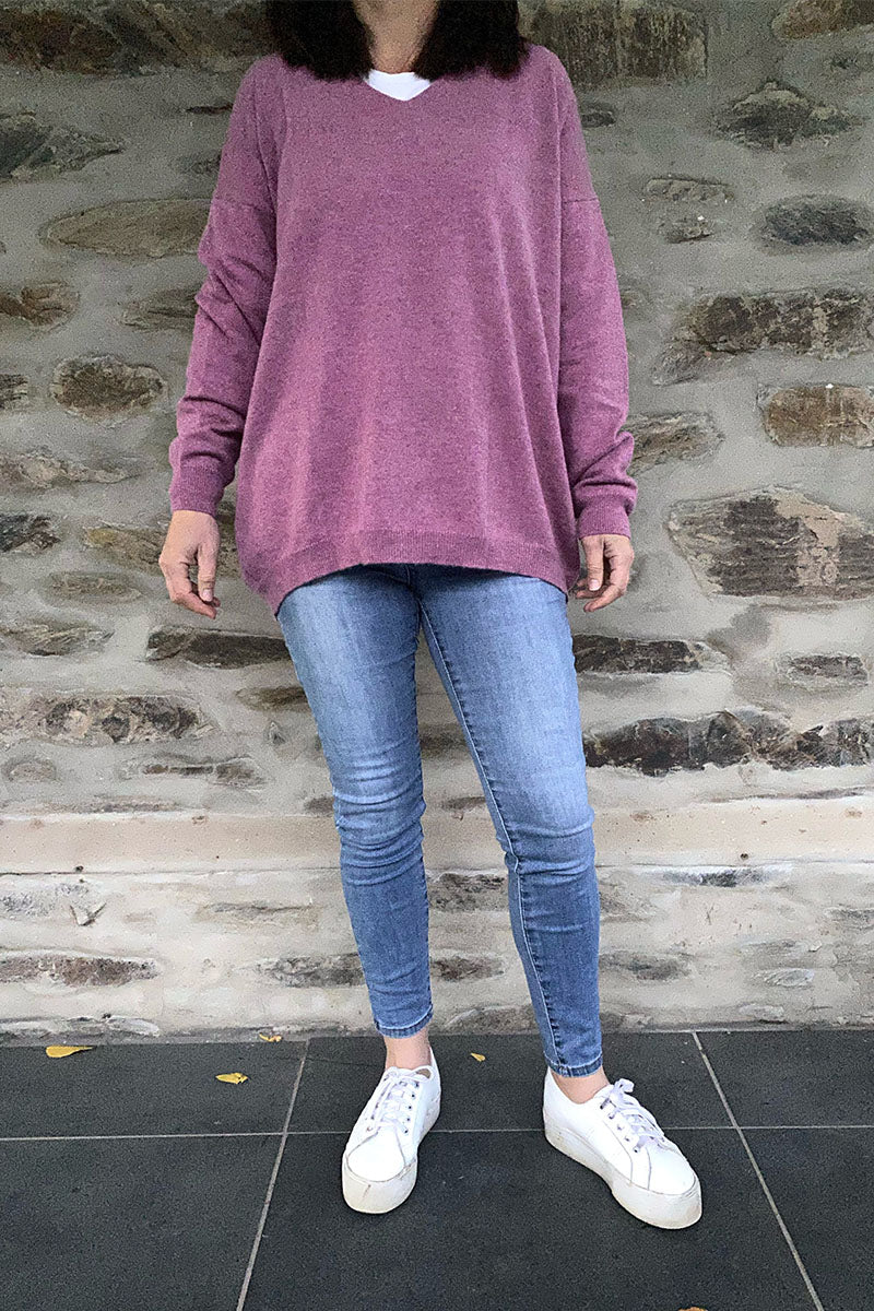 Cashmere V Neck Jumper