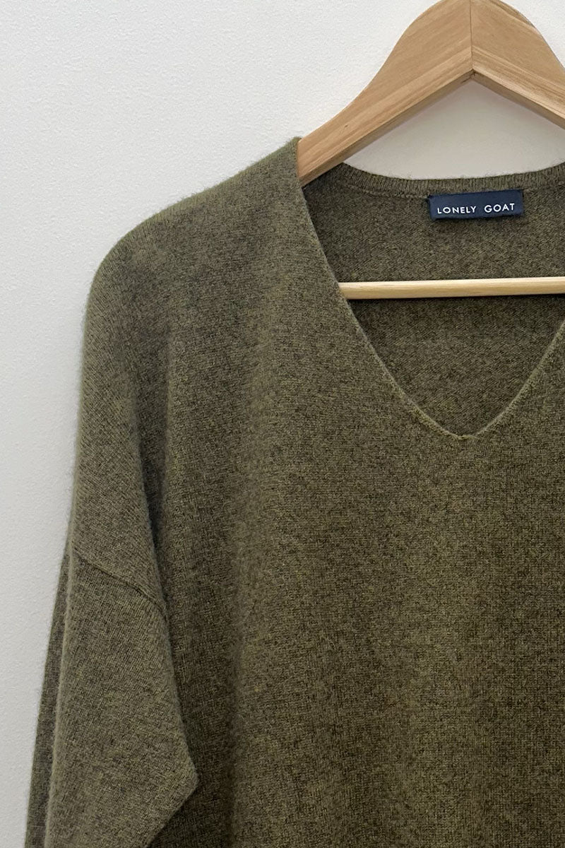 Cashmere V Neck Jumper